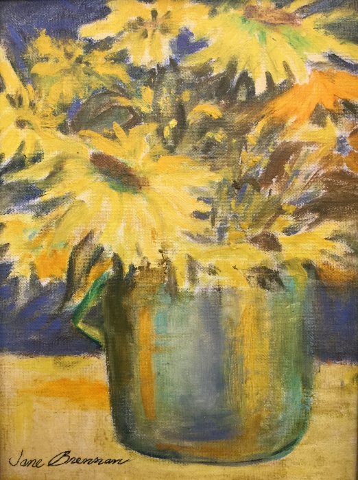 Audrey's Sunflowers, by Jane Brennan