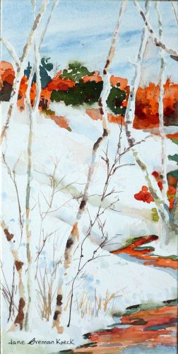 October Snowfall, by Jane Brennan 