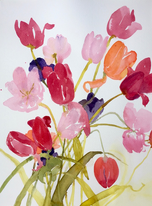 Tulips, by Jane Brennan